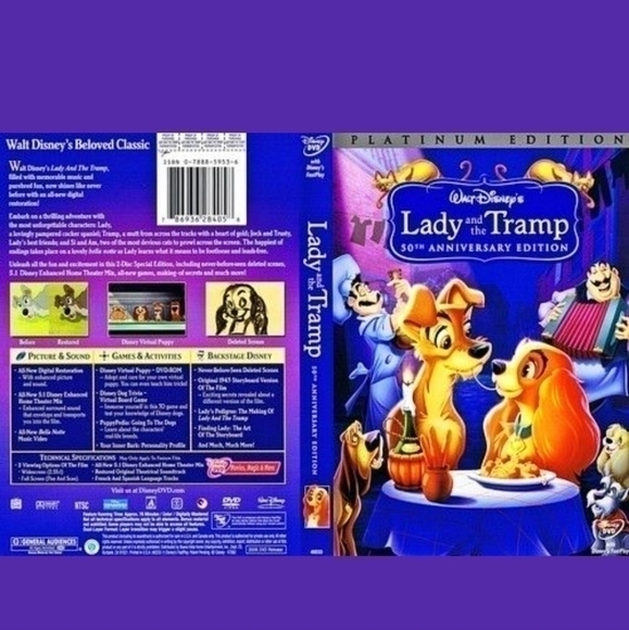 Lady and the Tramp [2 Discs] [DVD] - Picture 2 of 4